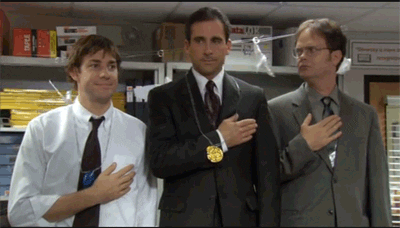 Flonkerton medal ceremony from "The Office"